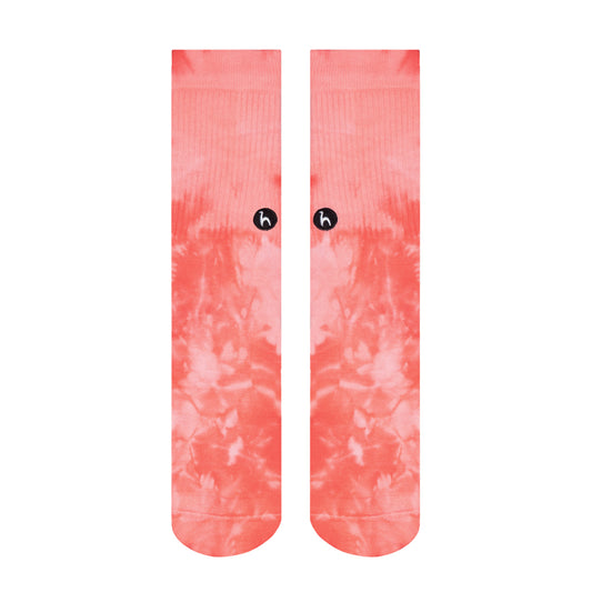 TIE-DYE-SOCKEN "CORAL"