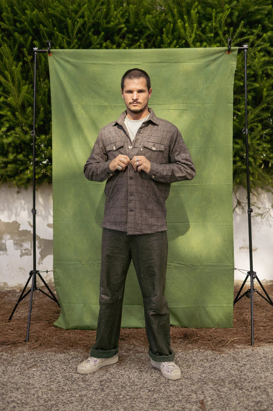 SAO UPCYCLED WOOL JACKET IN GREY