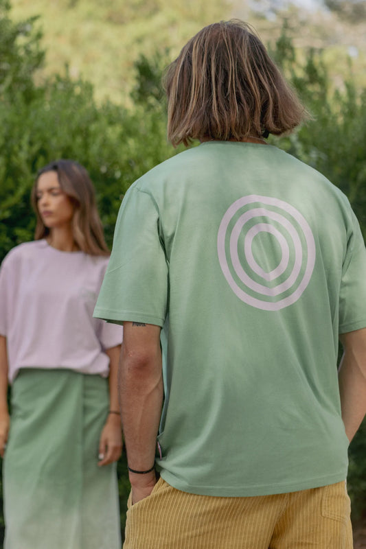 LISB-ON ORGANIC COTTON T-SHIRT IN GREEN