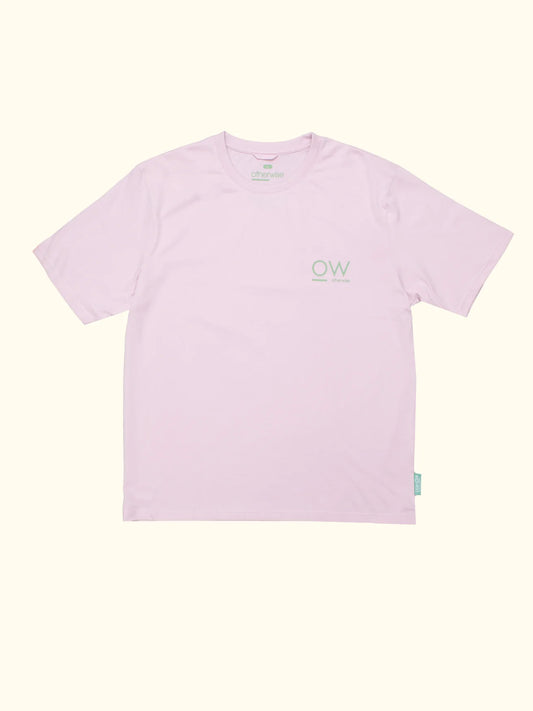 LISB-ON ORGANIC COTTON T-SHIRT IN LIGHT PURPLE