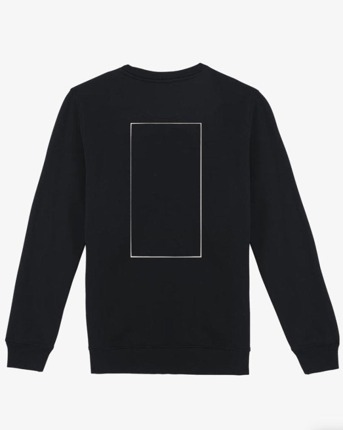 Black Organic Cotton Sweatshirt - Lisboa
