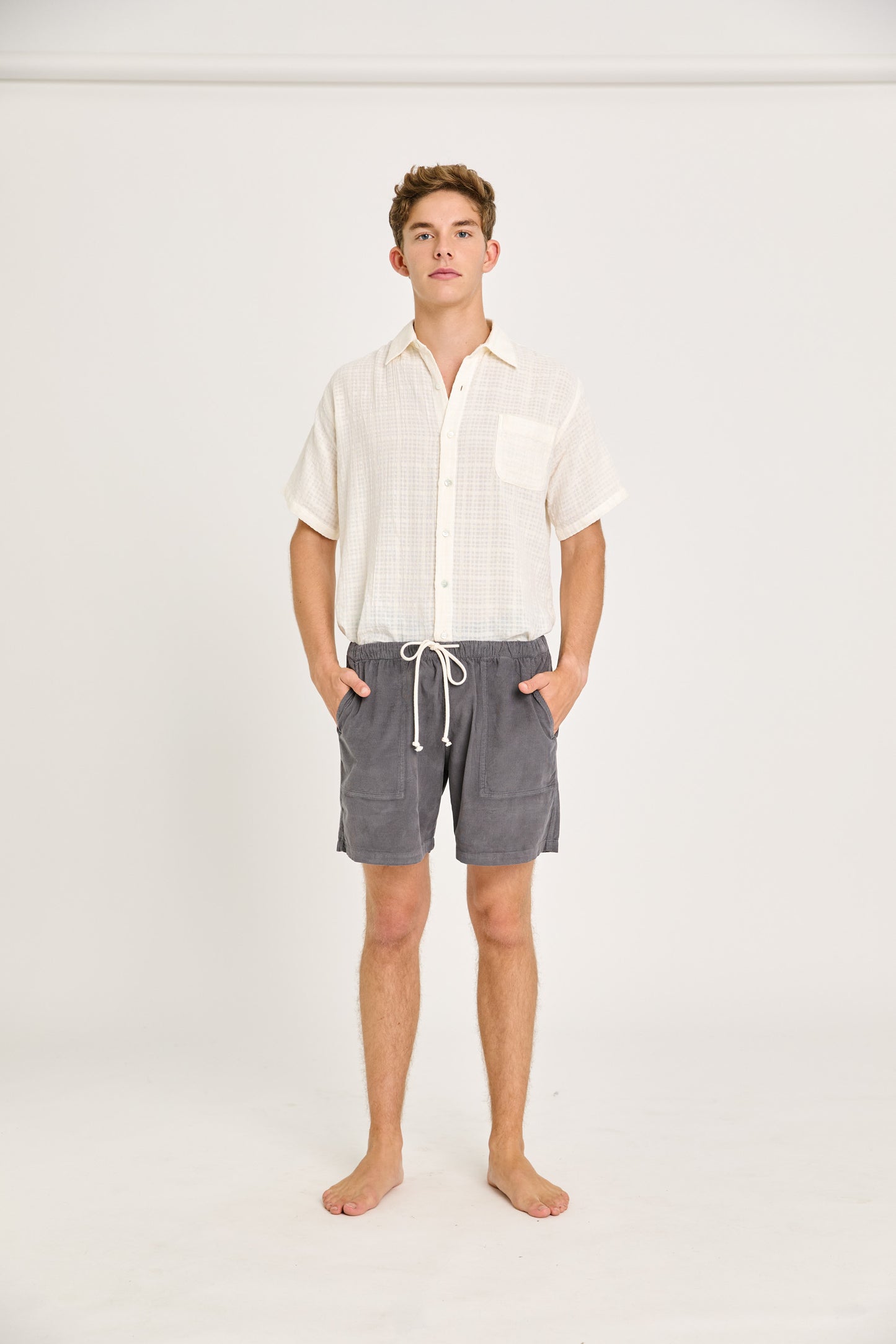 FORMIGAL SMOKED PEARL BABY CORD