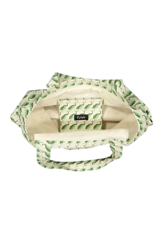 Futah Chamaleo Tote Bag WWF – Blick in die geöffnete Tasche