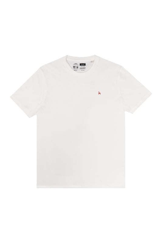 Futah Organic Cotton T-shirt - Crystal – Vorderansicht