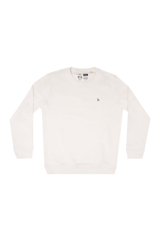 Futah Organic Cotton Sweatshirt - Sandstorm – Vorderansicht