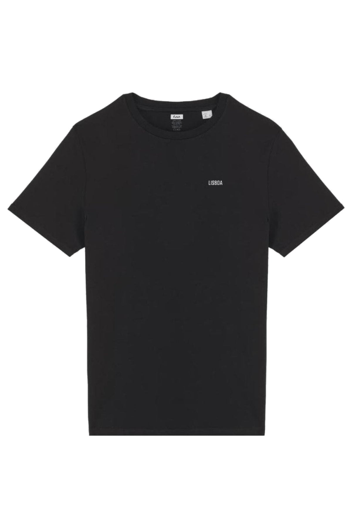 Futah Lisboa T-Shirt Black – Vorderansicht mit Lisboa-Schriftzug