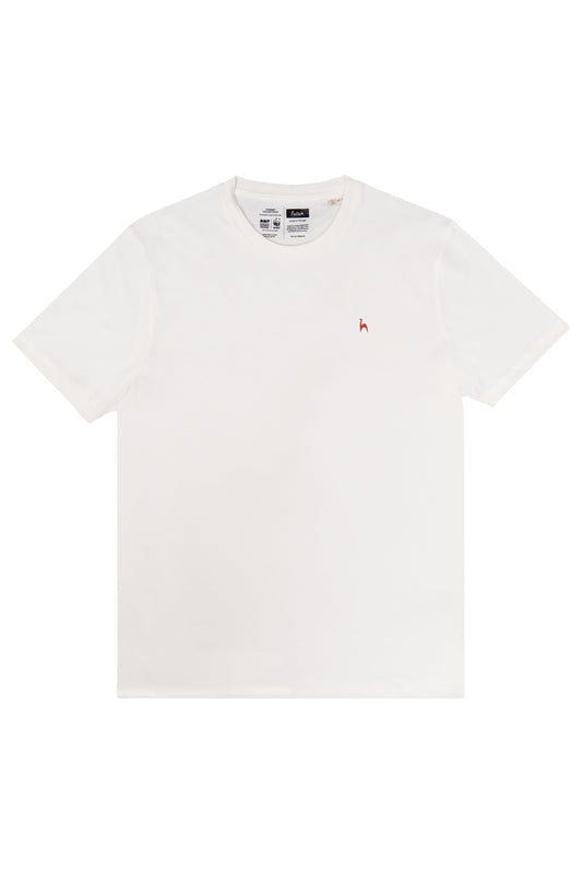 Futah Organic Cotton T-shirt - Crystal – Vorderansicht