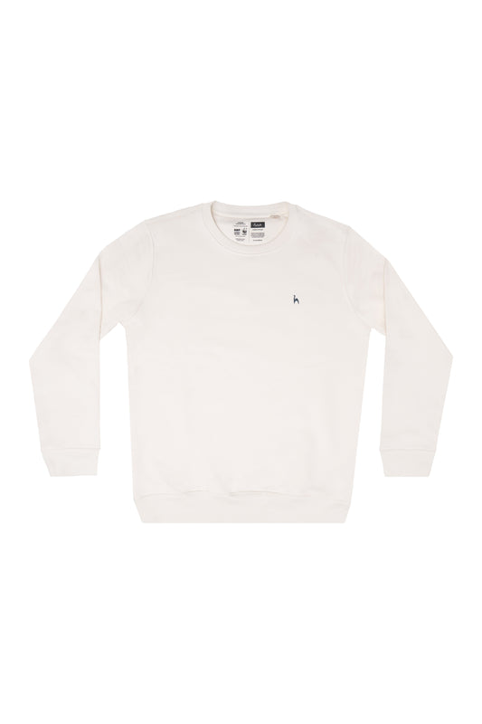 Futah Organic Cotton Sweatshirt - Sandstorm – Vorderansicht
