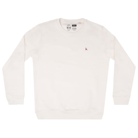 Organic Cotton Sweatshirt - Crystal