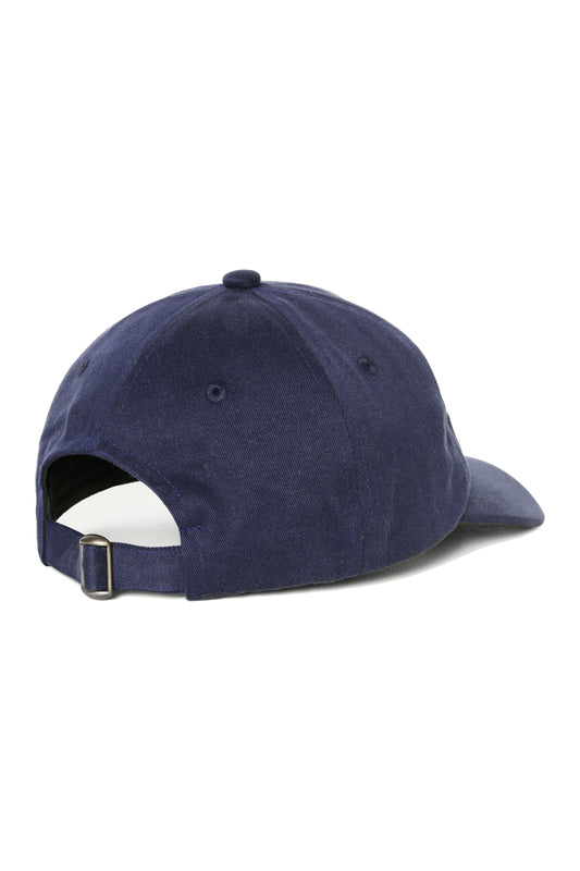 LA PAZ Santos Cap Navy + Ecru Logo – Rückansicht mit Verschluss