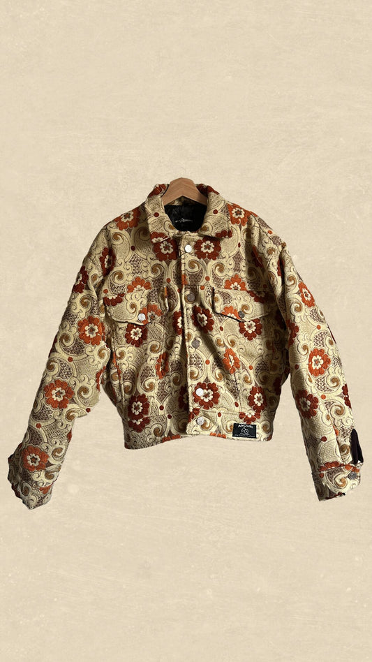 Orange Flowerpower Jacket - Anouri