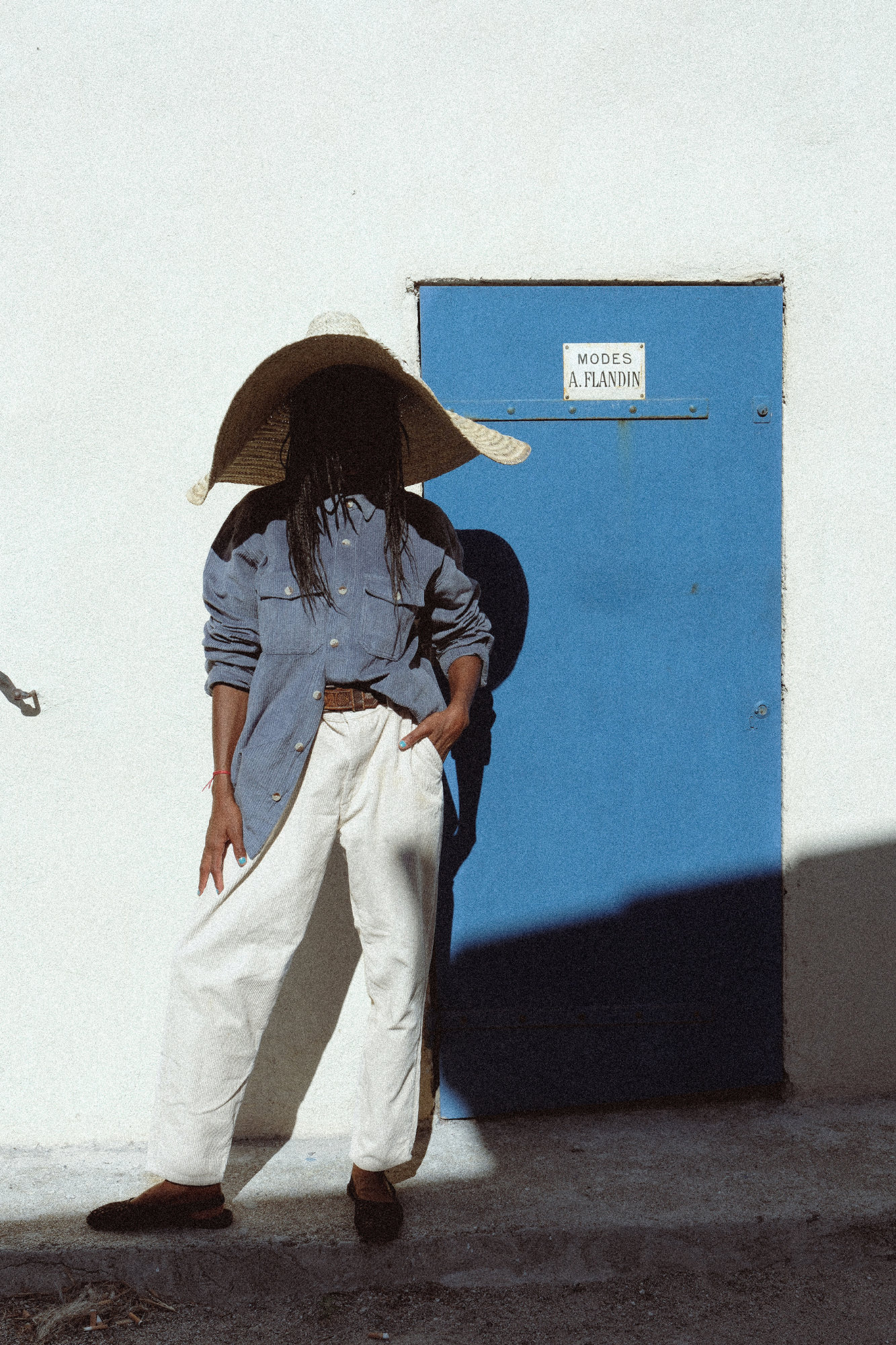 dusk corduroy overshirt in light blue