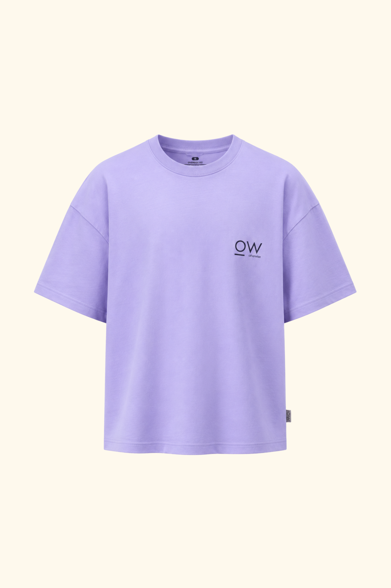 lisb-on 2026 organic cotton oversized t-shirt in purple