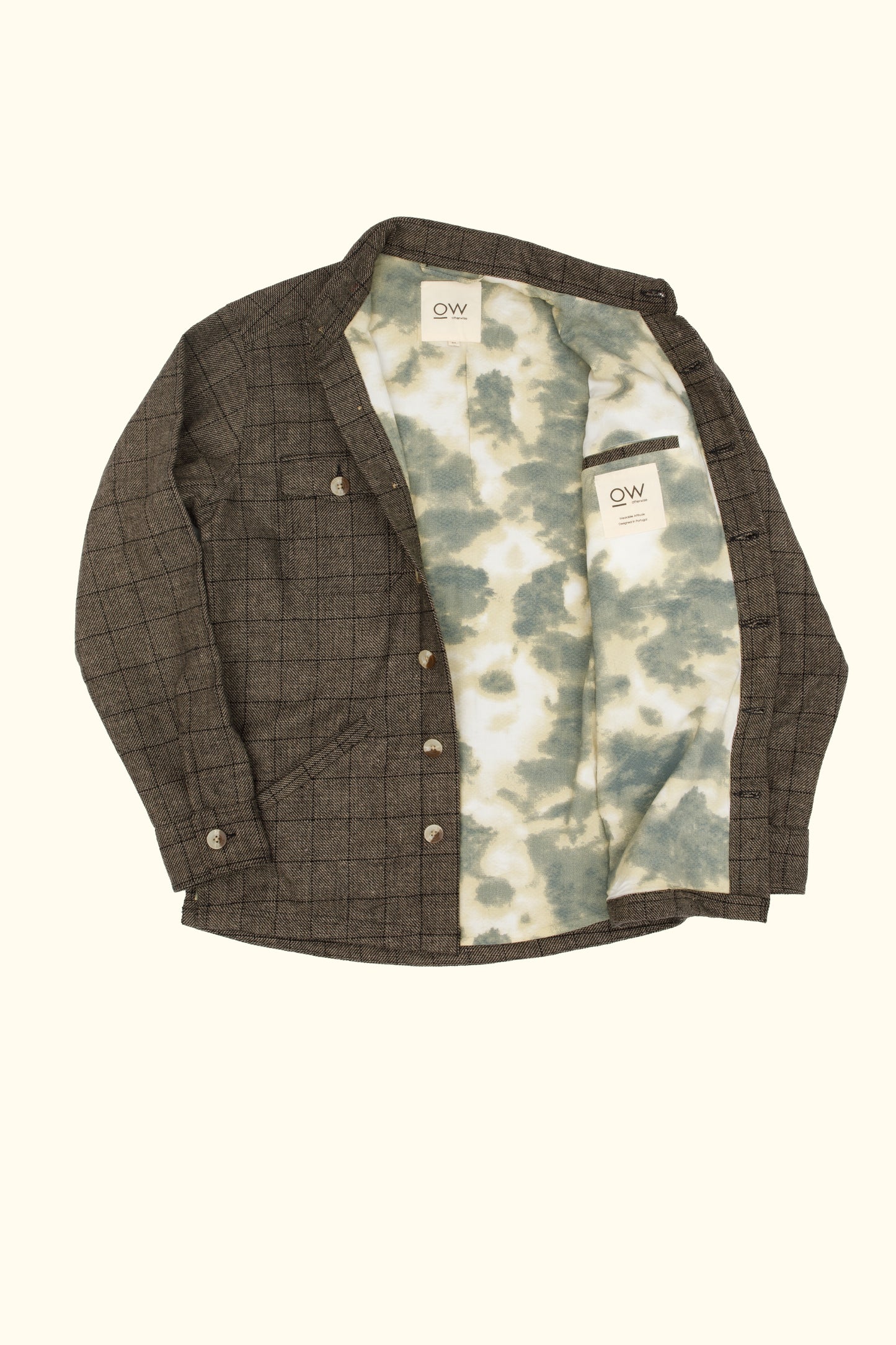 SAO UPCYCLED WOOL JACKET IN GREY