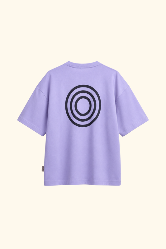 lisb-on 2026 organic cotton oversized t-shirt in purple