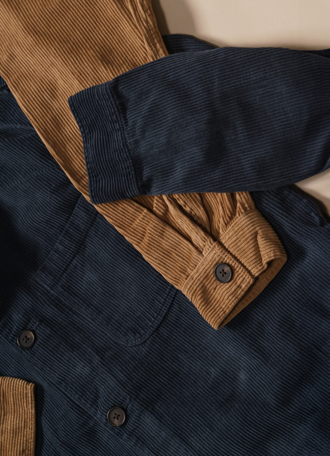 CORDUROY JACKET BEGE