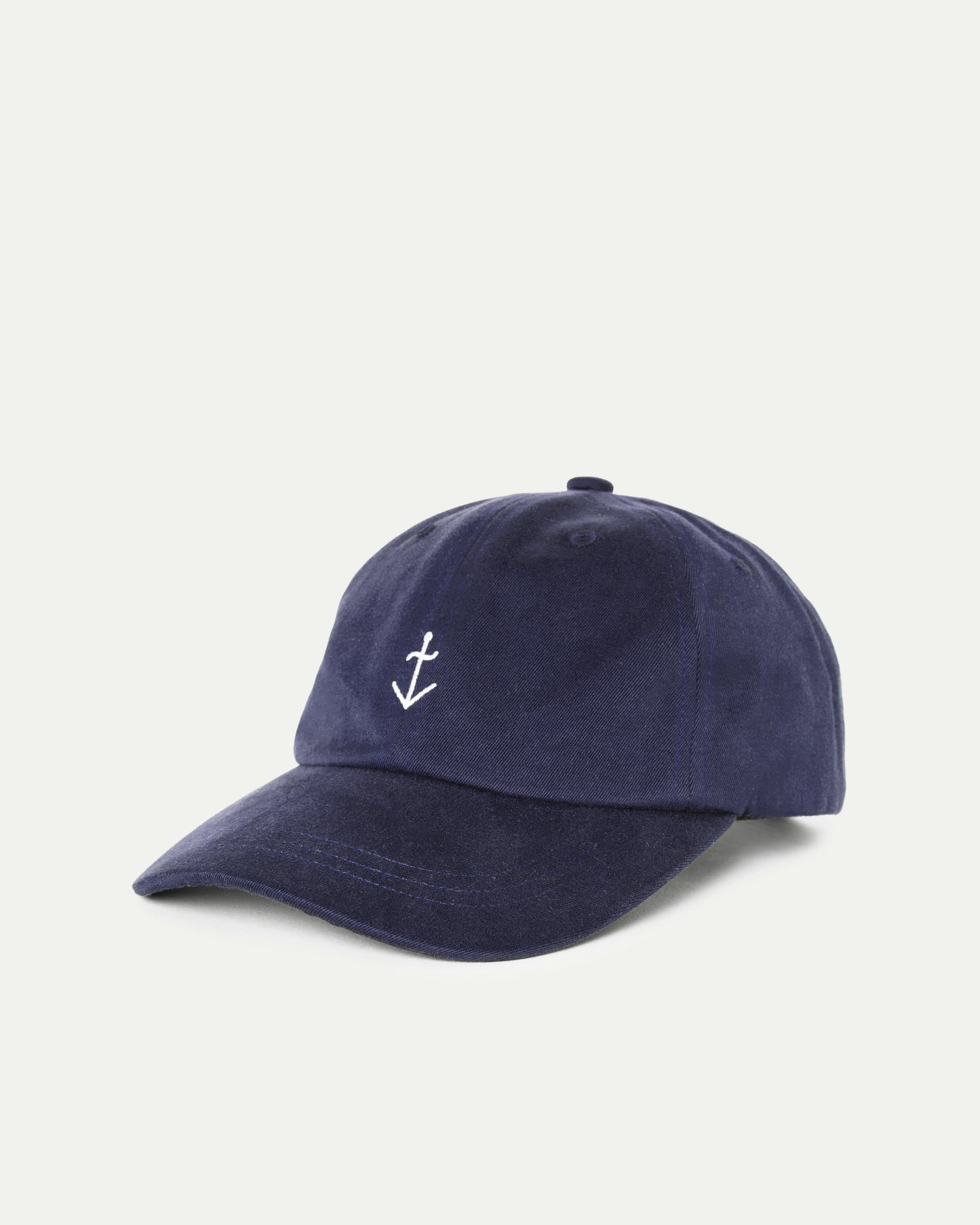 SANTOS CAP NAVY + ECRU LOGO