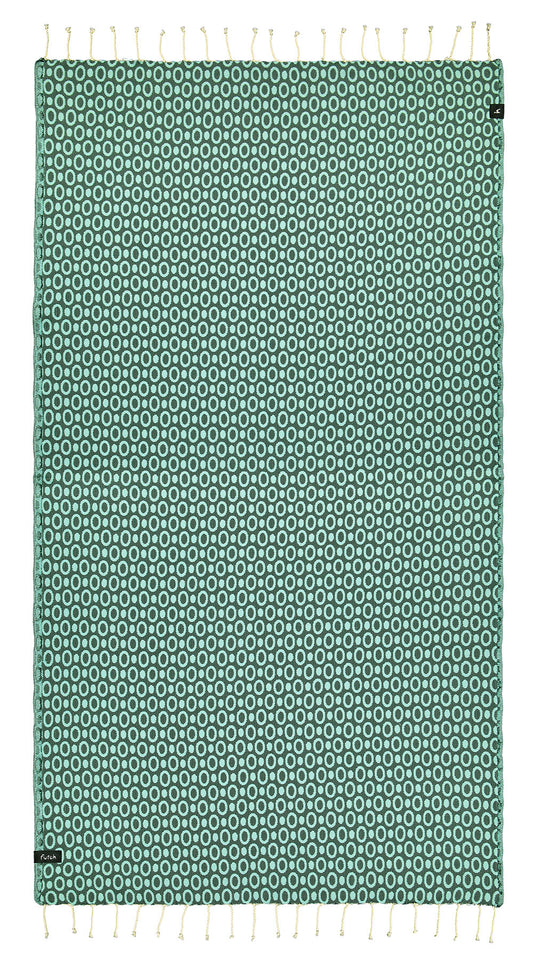 Pulse Green Beach Towel