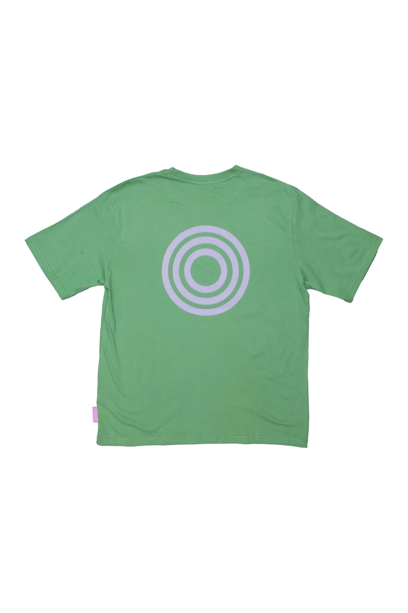Otherwise Lisb-On Organic Cotton T-Shirt In Light Green – Rückansicht mit Kreis-Print