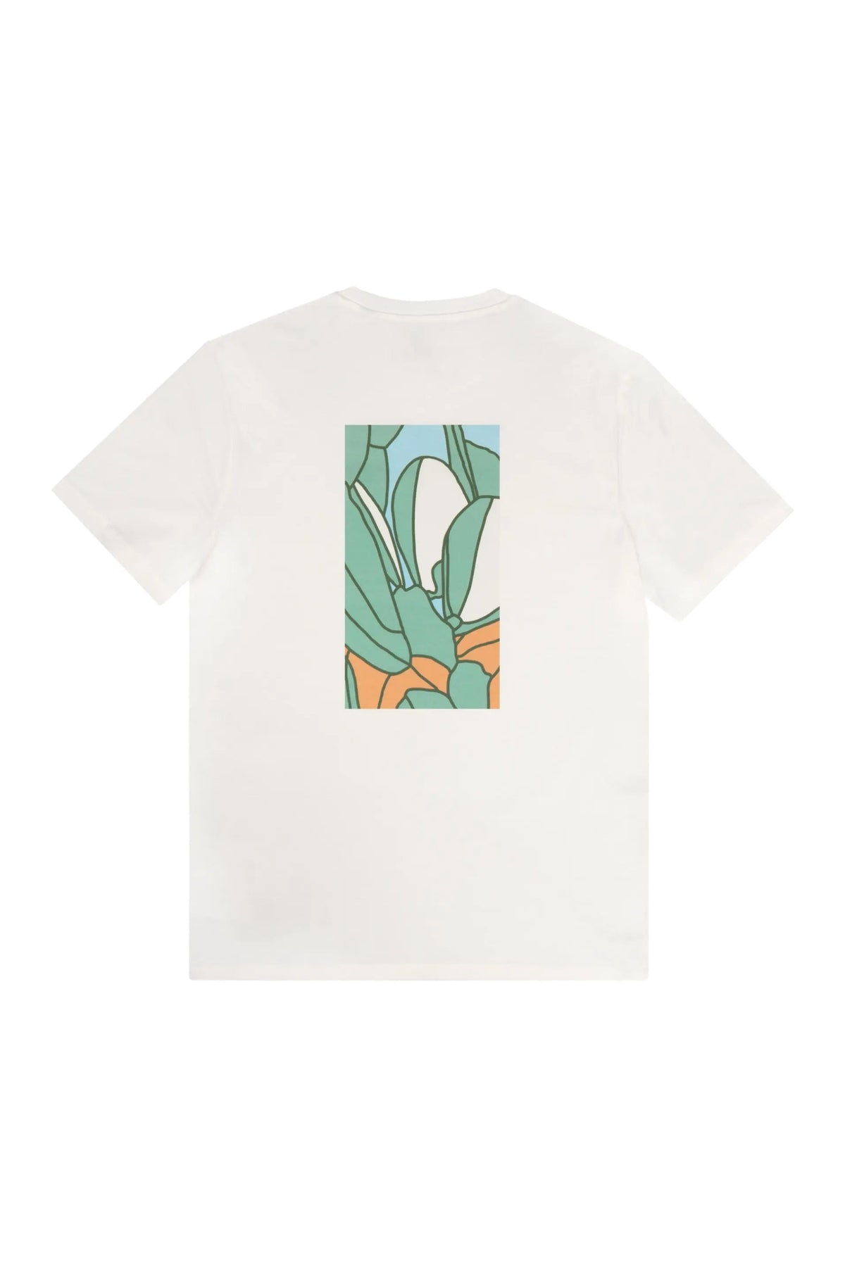 Futah Organic Cotton T-Shirt - Cactus – Rückansicht mit Kaktus-Print