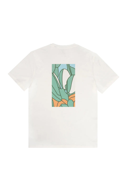 Futah Organic Cotton T-Shirt - Cactus – Rückansicht mit Kaktus-Print