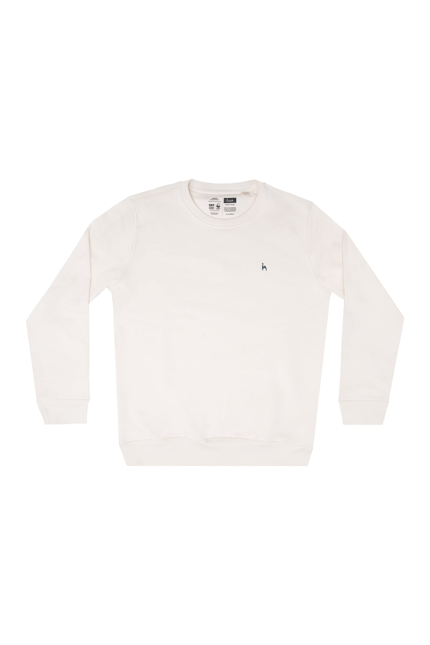 Futah Organic Cotton Sweatshirt - Sandstorm – Vorderansicht