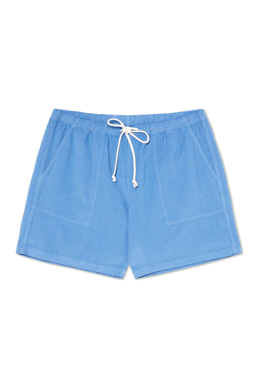 LA PAZ Formigal Azure Baby Cord – Vorderansicht