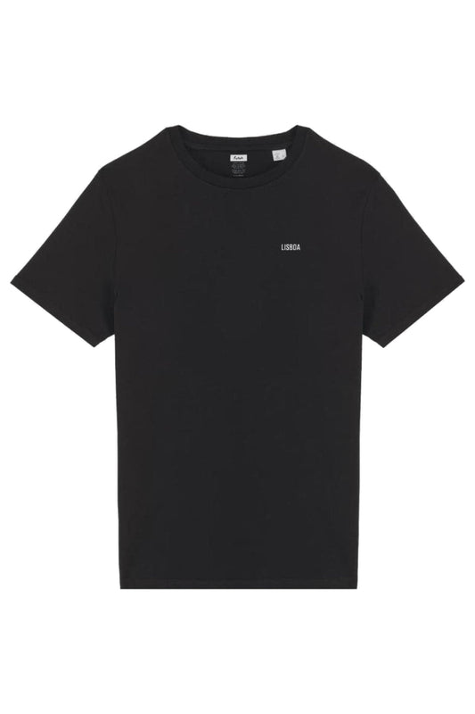 Futah Lisboa T-Shirt Black – Vorderansicht mit Lisboa-Schriftzug