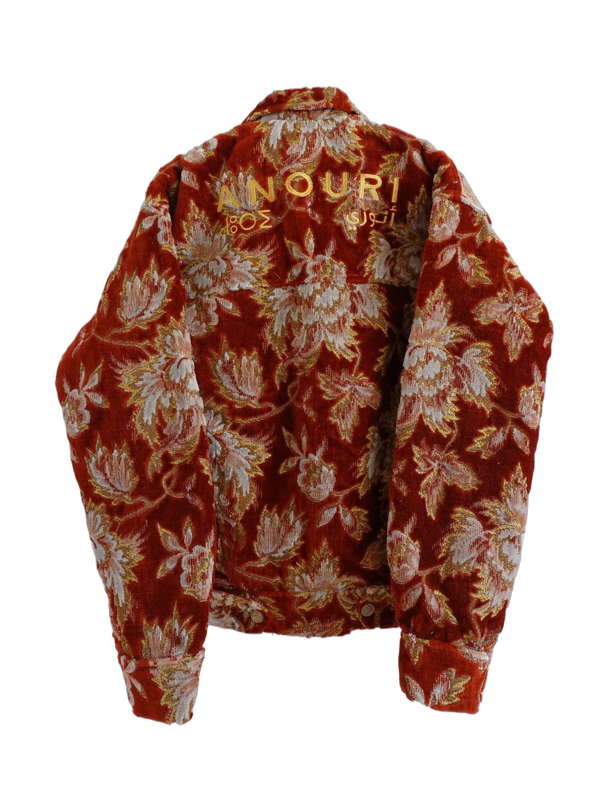 Rust Velvet Jacket - Anouri