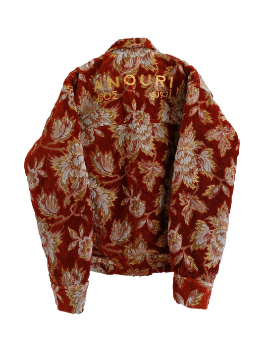 Rust Velvet Jacket - Anouri