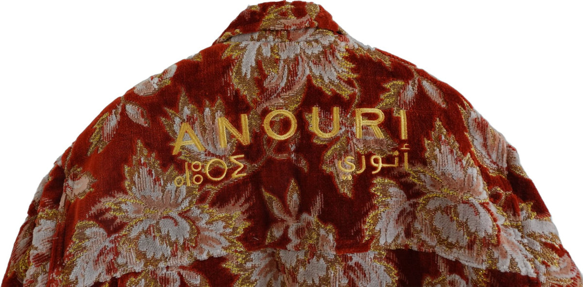 Rust Velvet Jacket - Anouri