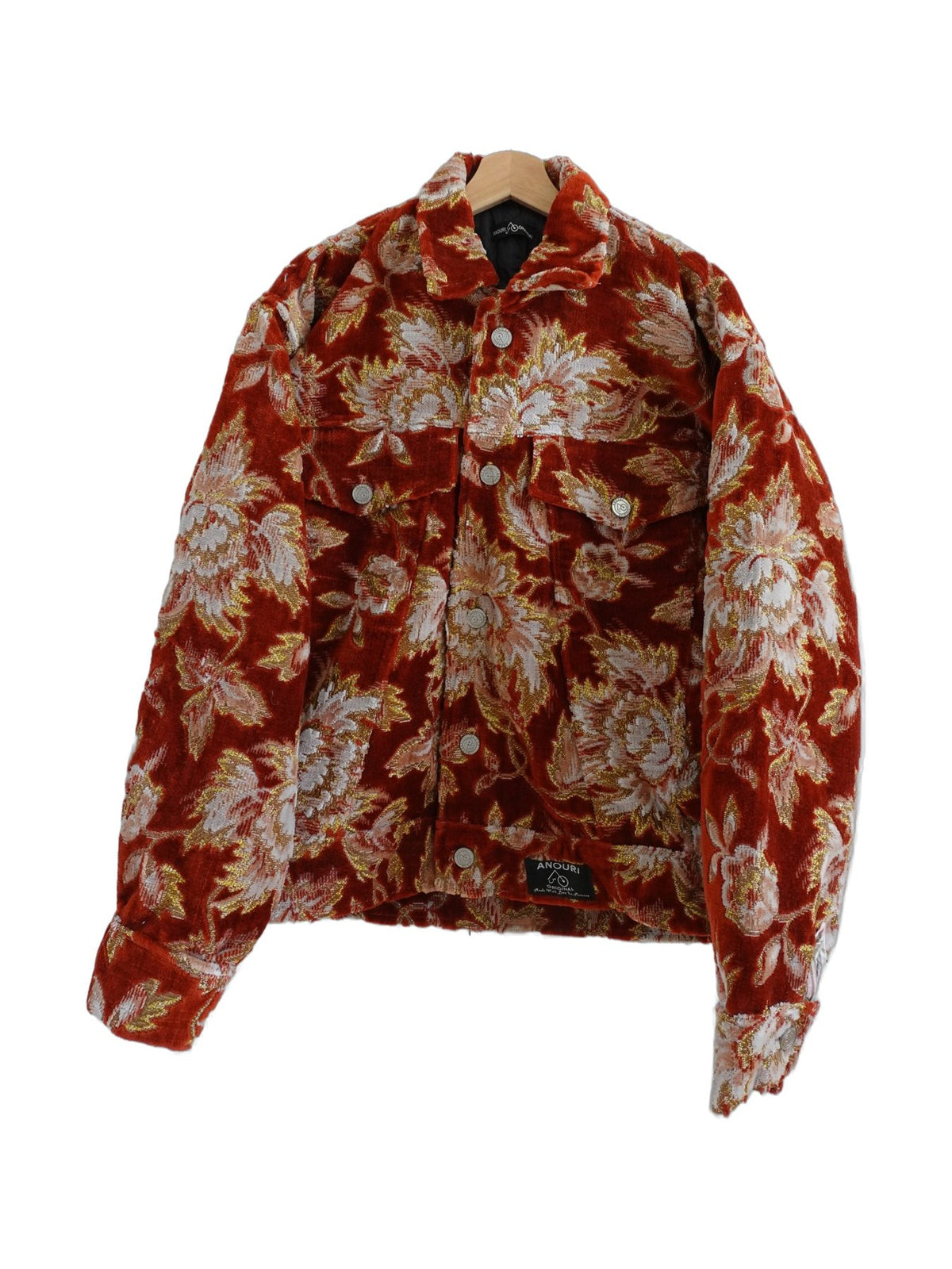 Rust Velvet Jacket - Anouri