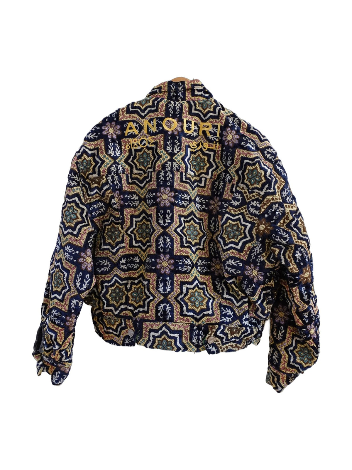 Navy Ornament Jacket - Anouri
