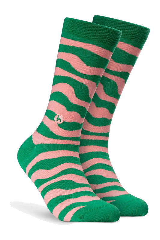 Futah Mustique Collab Socks – Seitenansicht des Paars