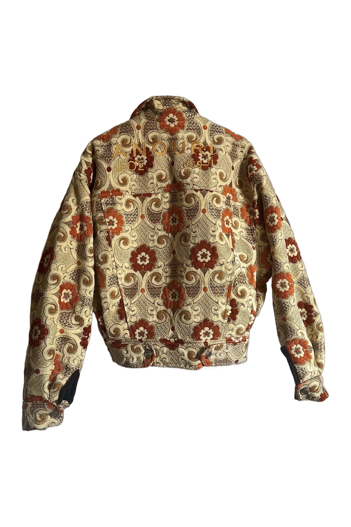 Anouri Orange Flowerpower Jacket – Rückansicht
