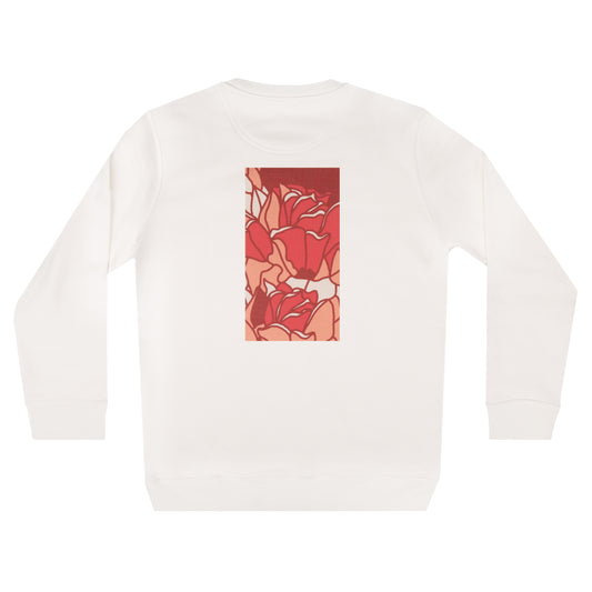 Organic Cotton Sweatshirt - Crystal