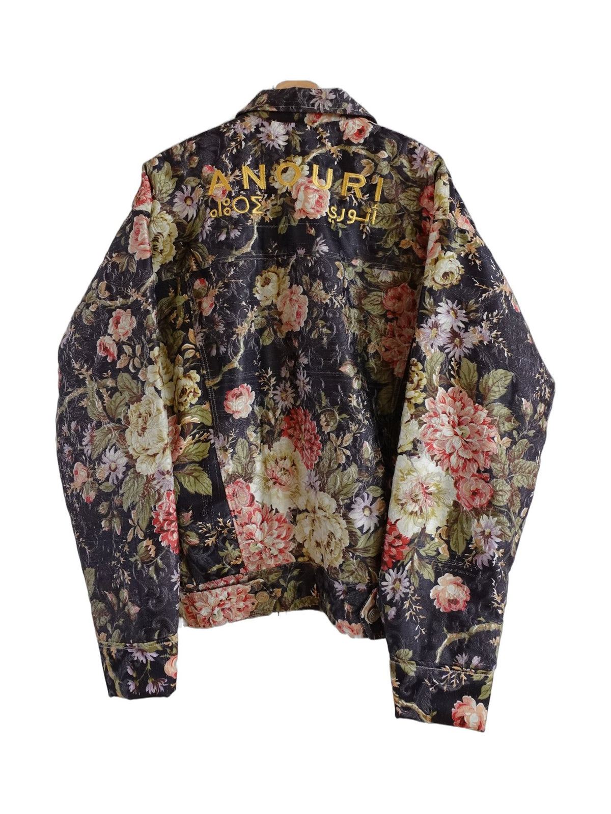 Black Floral Jacket - Anouri